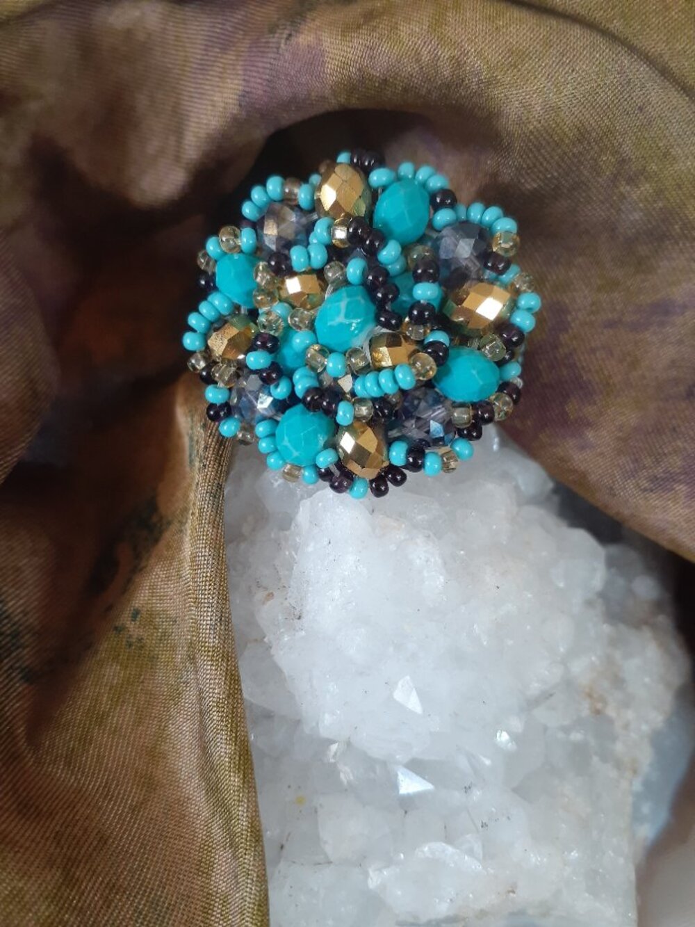 Mexican Huichol Ring